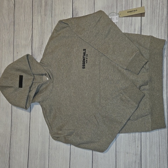 Essentials Other - Essentials Fear of God Men's Fleece Pullover Hoodie Dark Oatmeal Size XS NWT